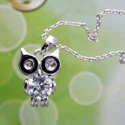 Clear Crystal Cute Owl...